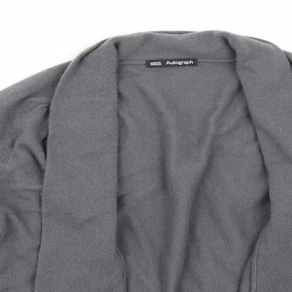 Autograph Womens Grey   Cardigan Jumper Size 12