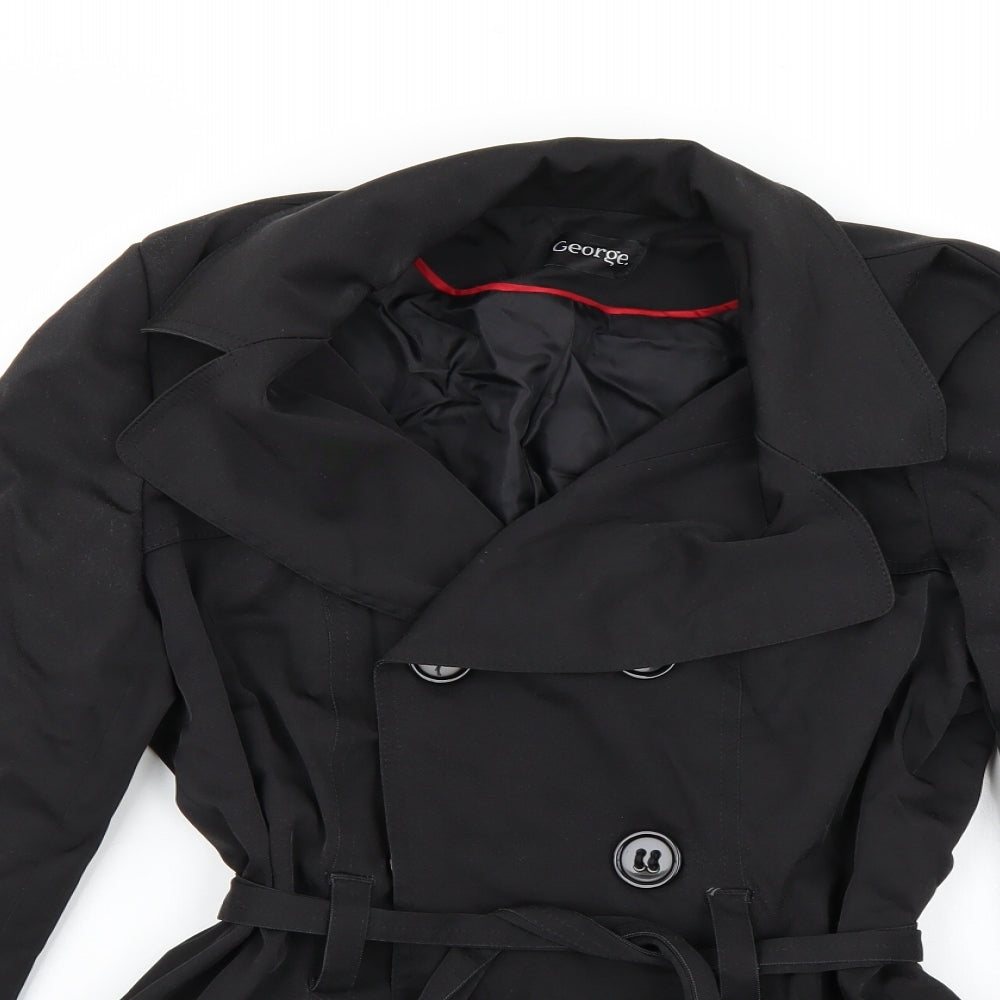 George Womens Black   Jacket Coat Size 12