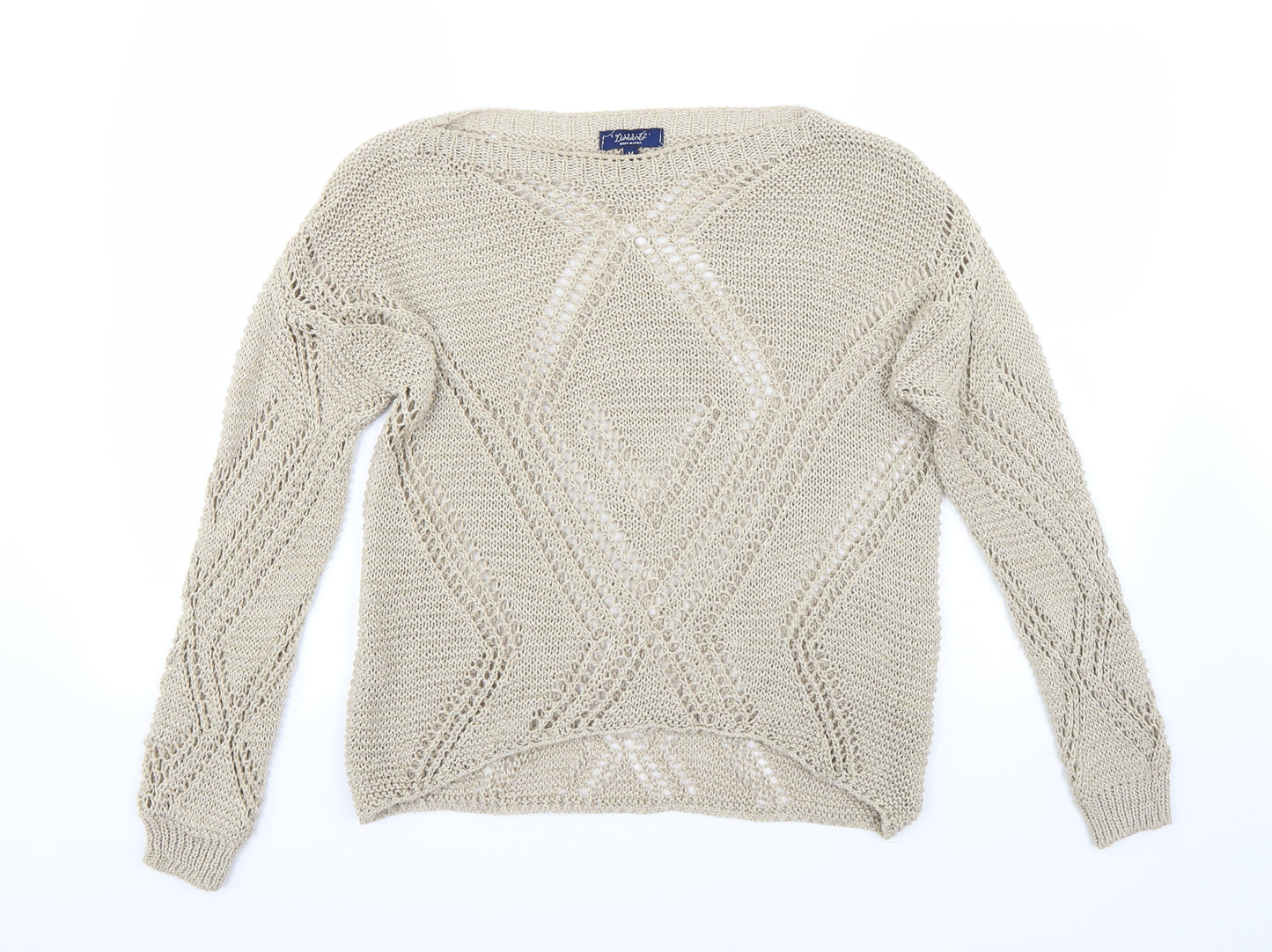 Leonard Womens Beige   Pullover Jumper Size M