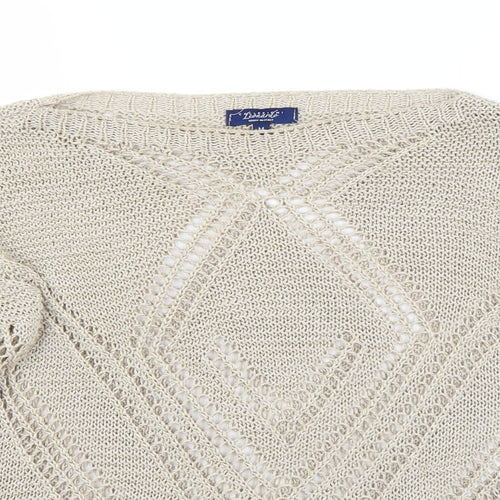 Leonard Womens Beige   Pullover Jumper Size M