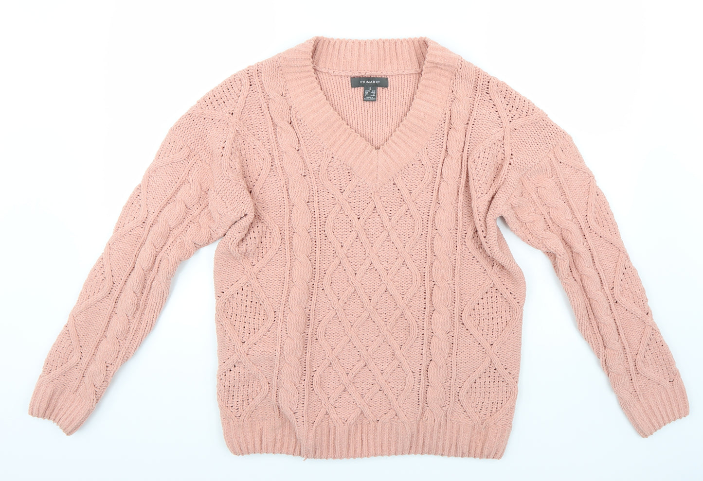 Primark Womens Pink   Pullover Jumper Size S