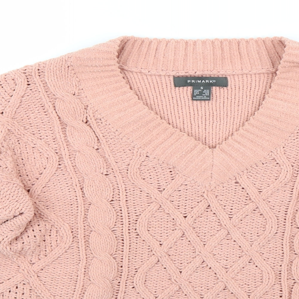 Primark Womens Pink   Pullover Jumper Size S