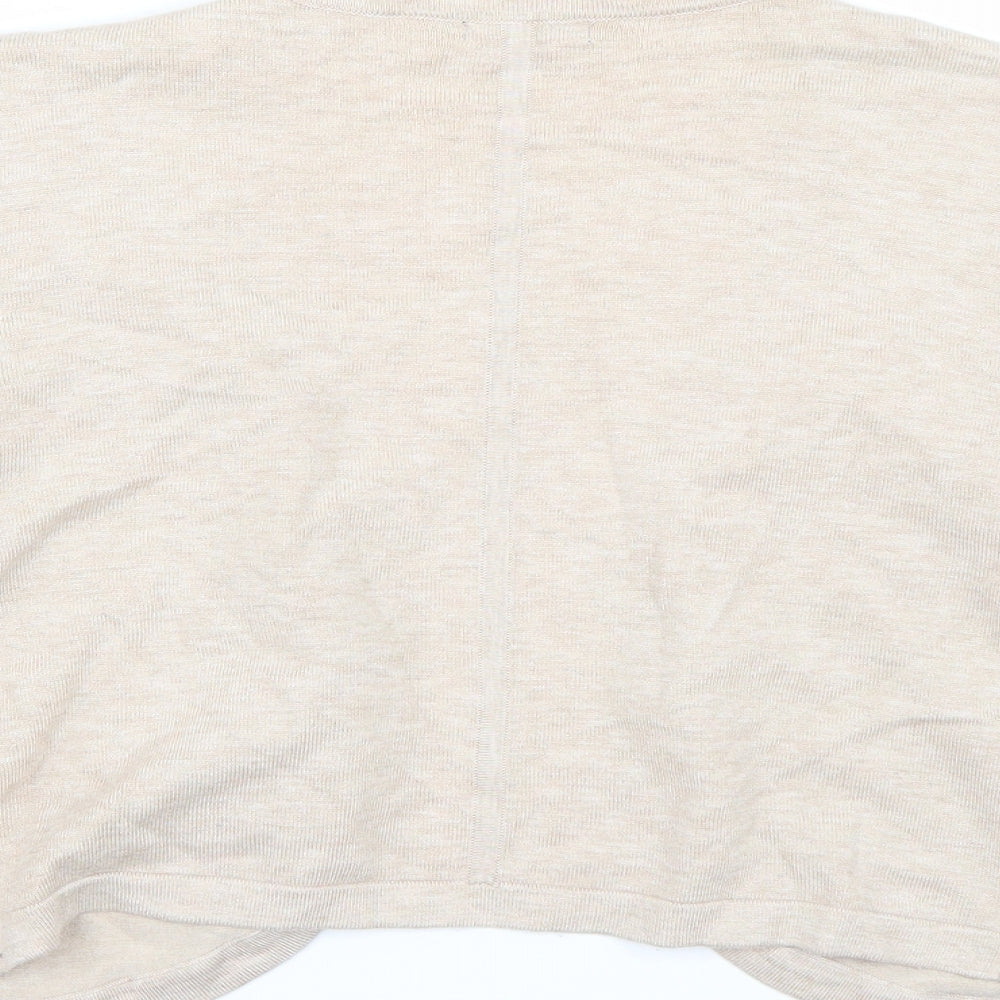 Roman Womens Beige   Cardigan Jumper Size 16