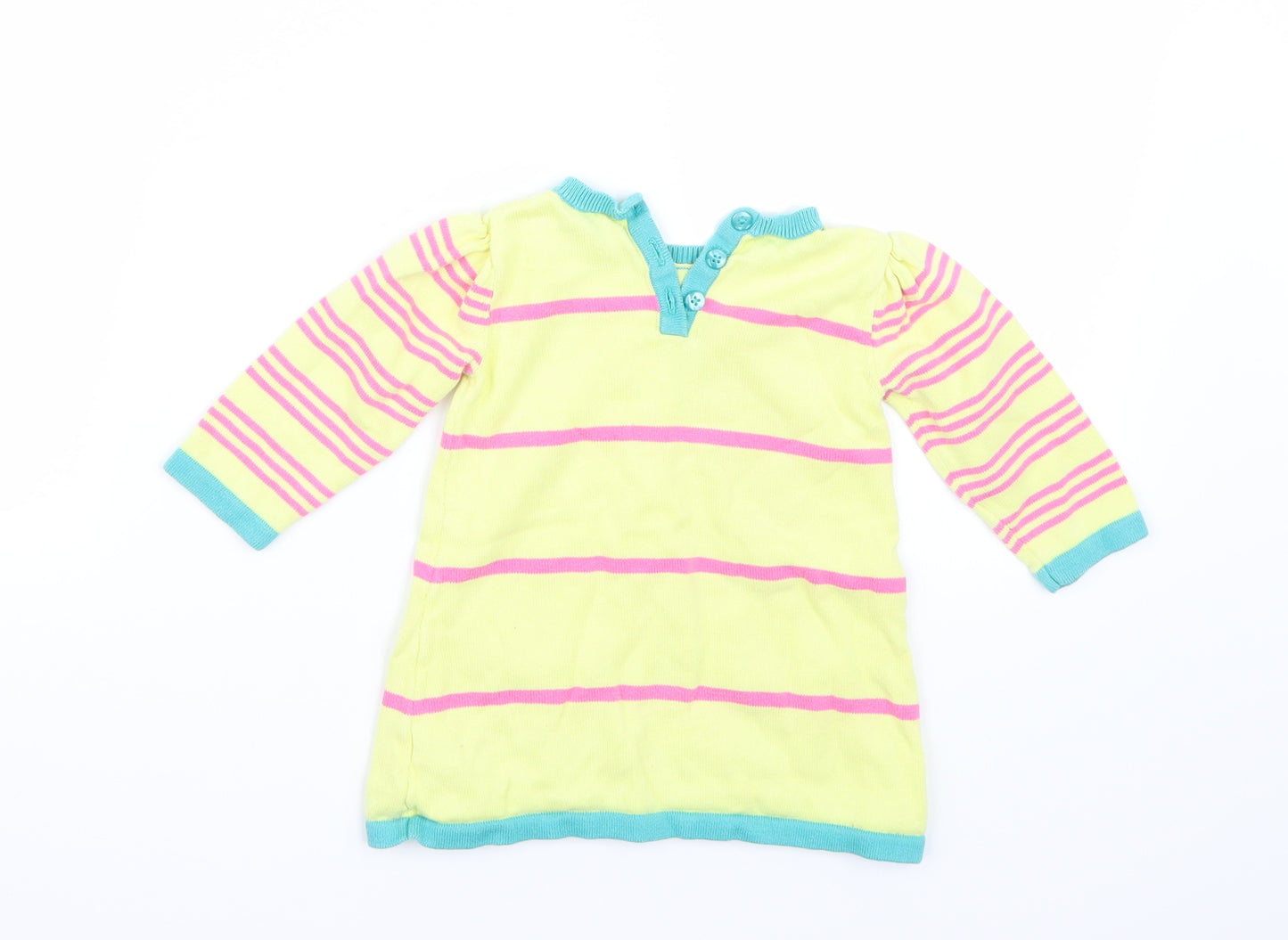 George Girls Yellow   A-Line  Size 6-9 Months
