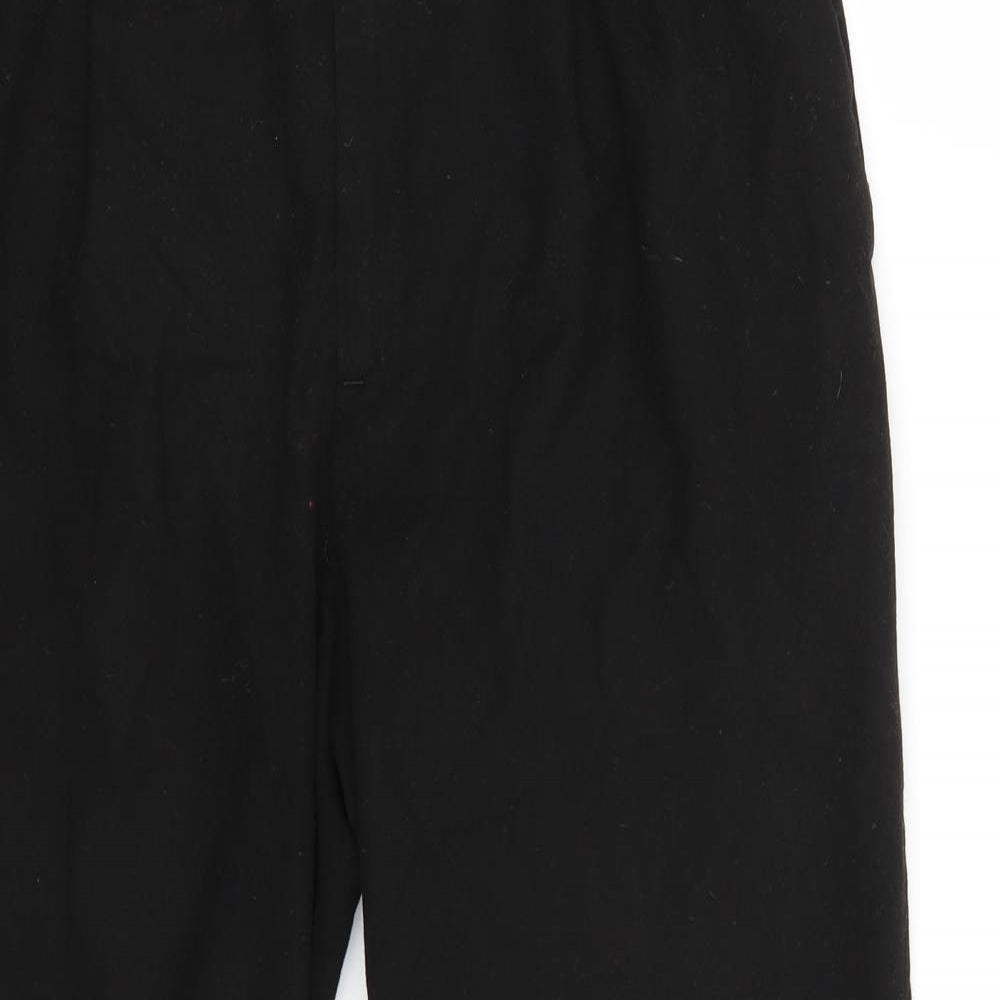 Zara Womens Black   Trousers  Size S L27 in