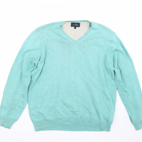 Marks and Spencer Mens Green   Pullover Jumper Size L