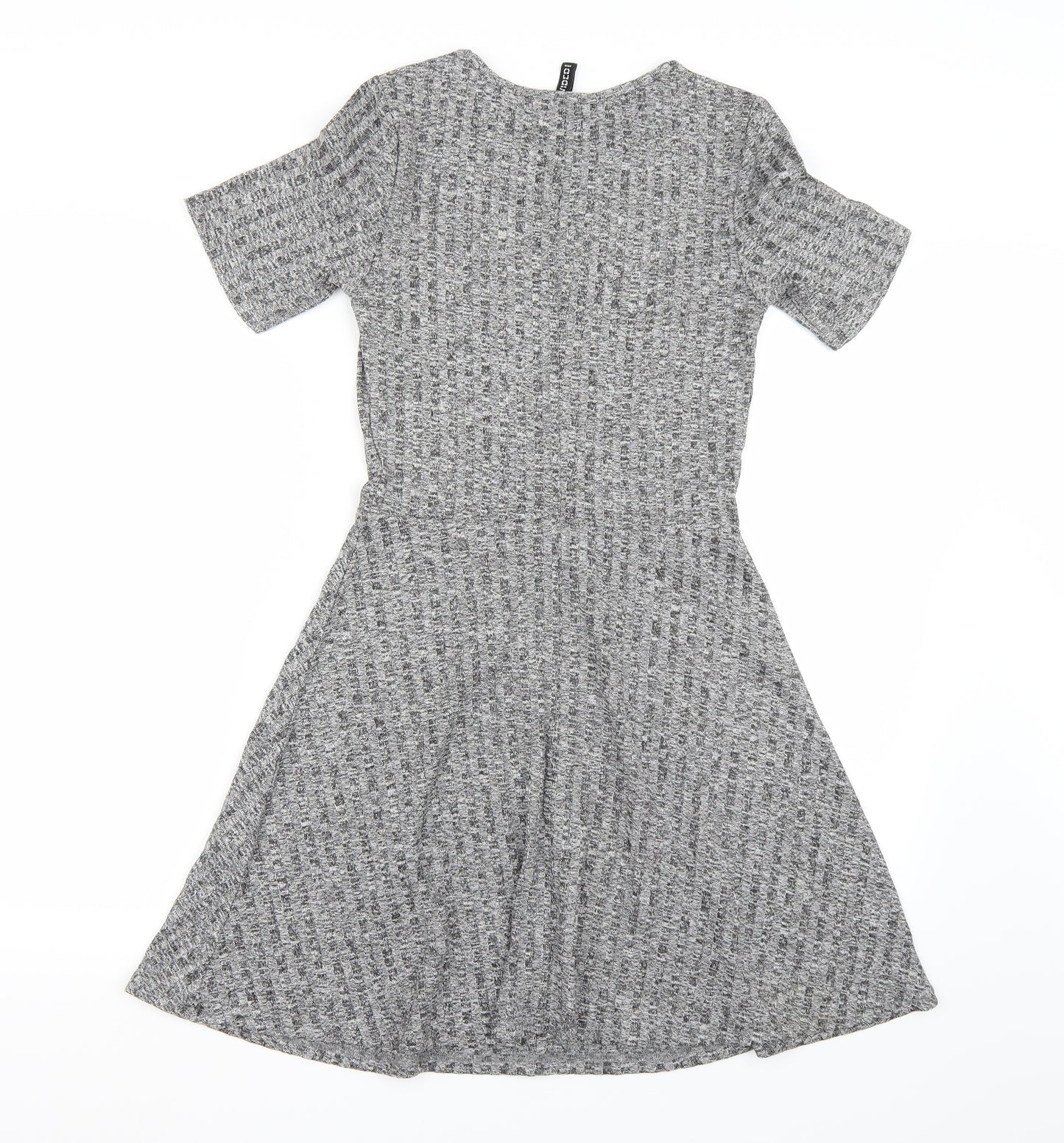 H&M Womens Grey Batik  A-Line  Size 6