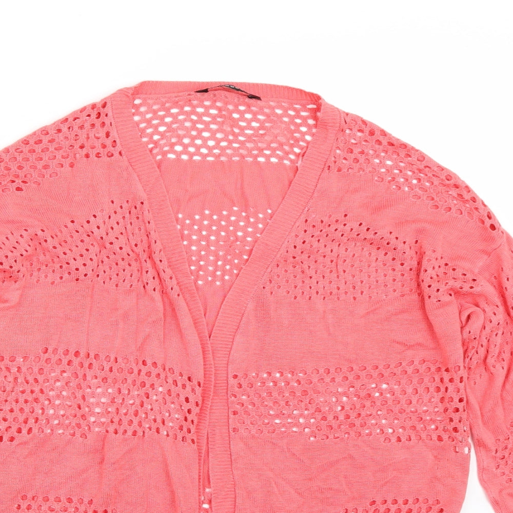 Peacocks Womens Pink   Cardigan Jumper Size S