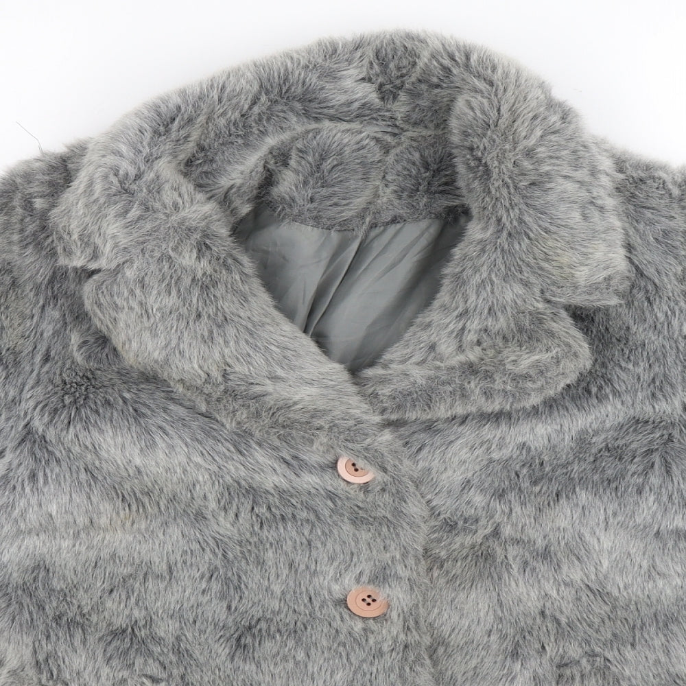 Dorothy Perkins Womens Grey   Jacket Coat Size 8