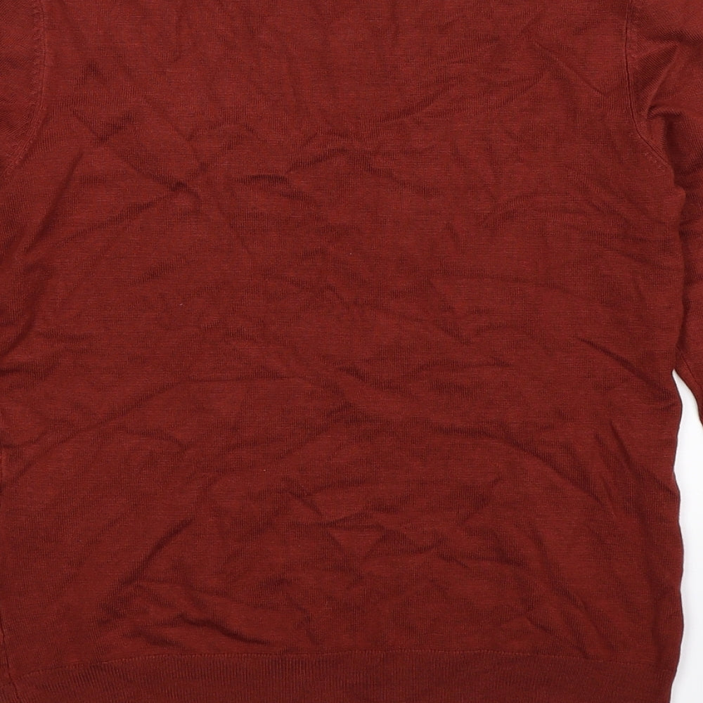 Warehouse Womens Brown  Knit Pullover Jumper Size 12