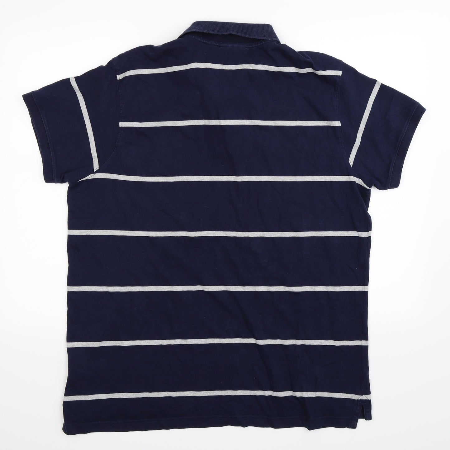 TOG 24 Mens Blue Striped   Polo Size 2XL