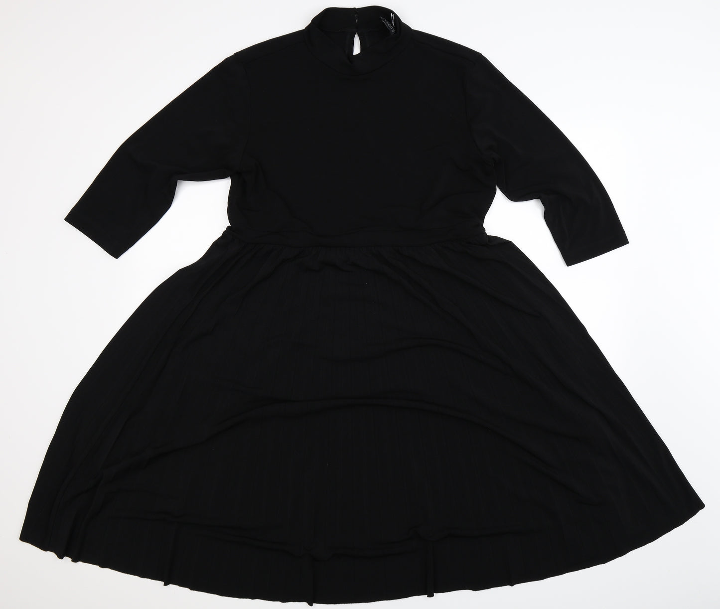 ASOS Womens Black   Fit & Flare  Size 16