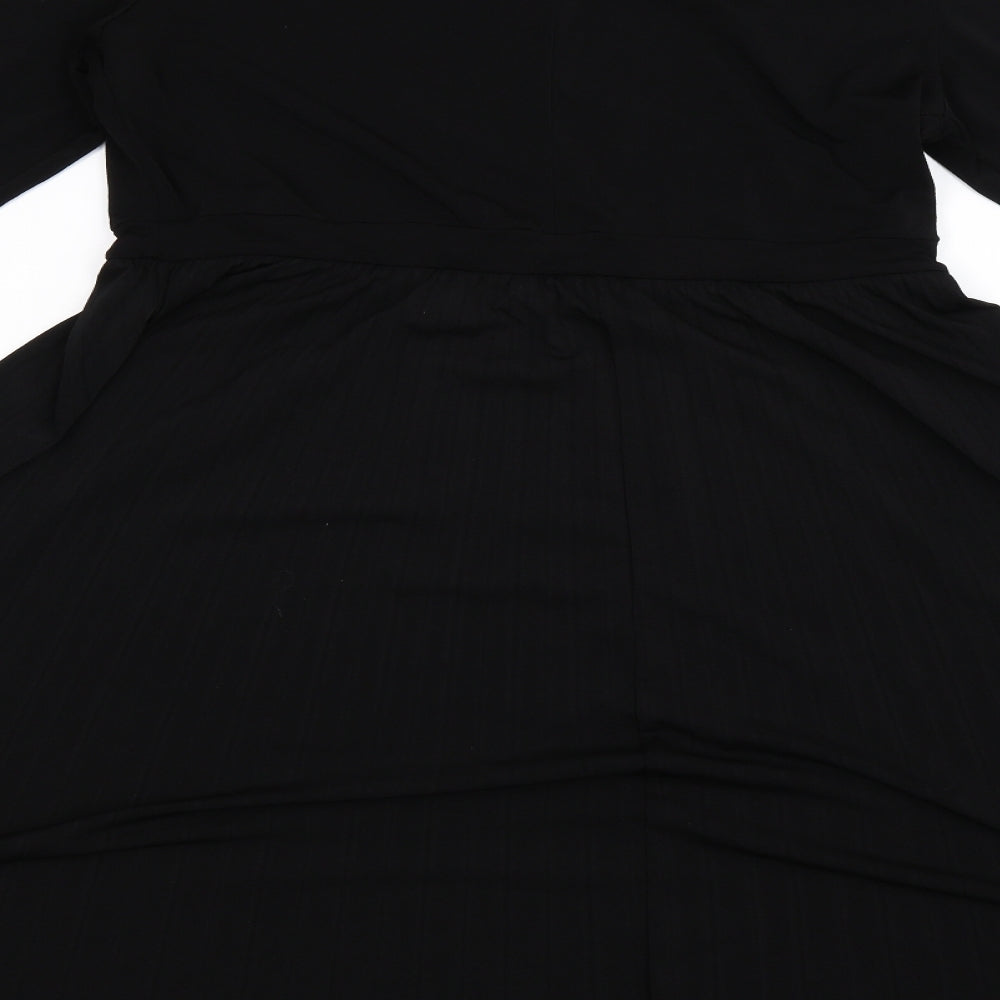 ASOS Womens Black   Fit & Flare  Size 16