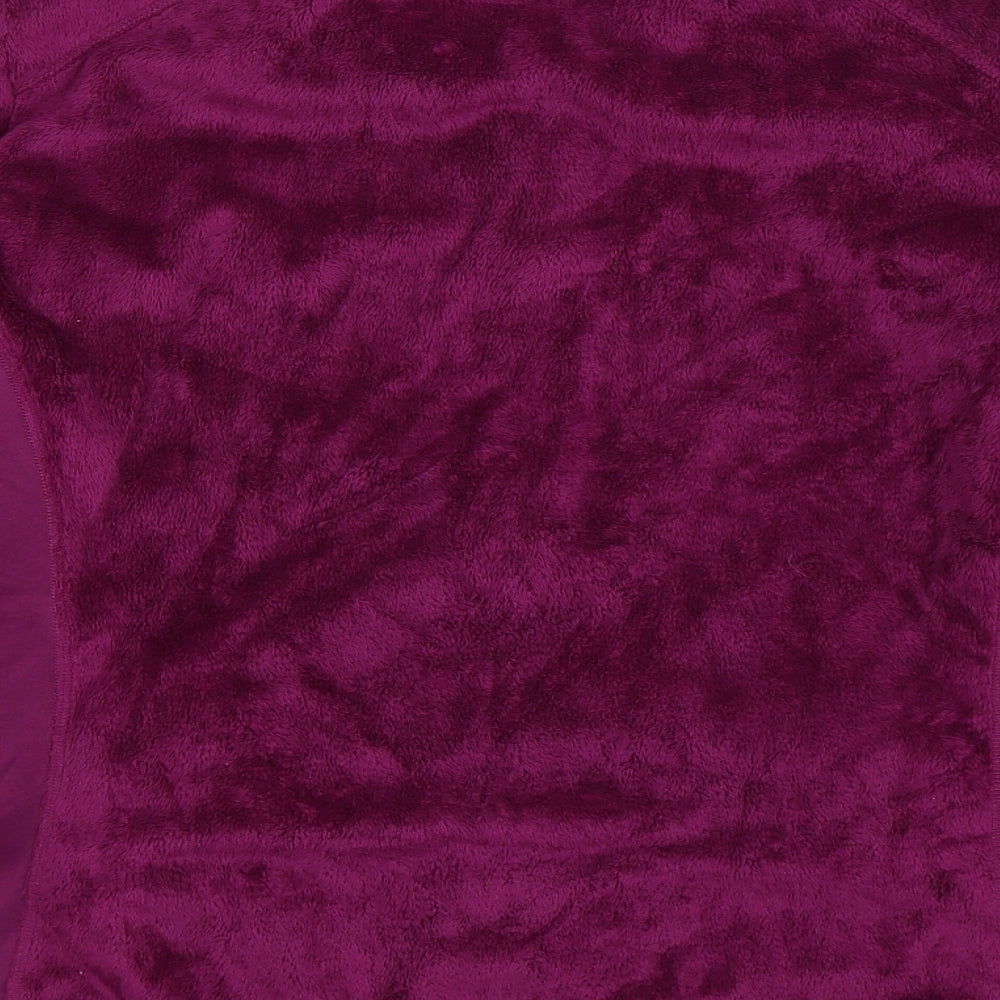 Marks and Spencer Womens Purple  Fleece Jacket  Size 14
