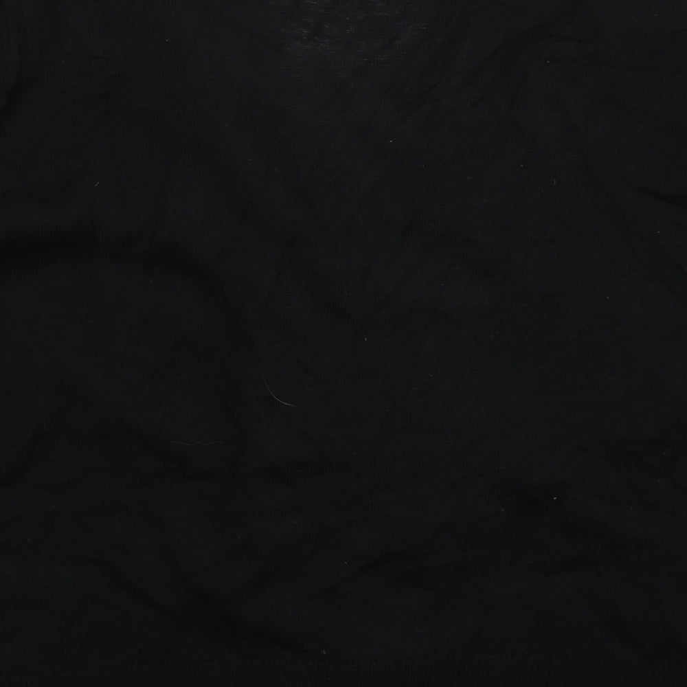 Per Una Womens Black Polka Dot Knit Pullover Jumper Size 16