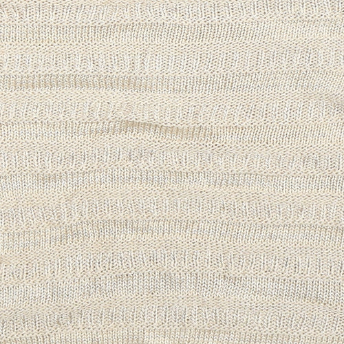 M&Co Womens Beige  Knit Pullover Jumper Size M