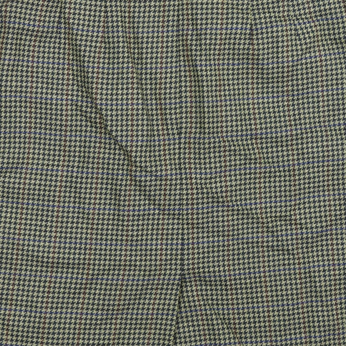 Impressions Womens Green Houndstooth  Straight & Pencil Skirt Size 20