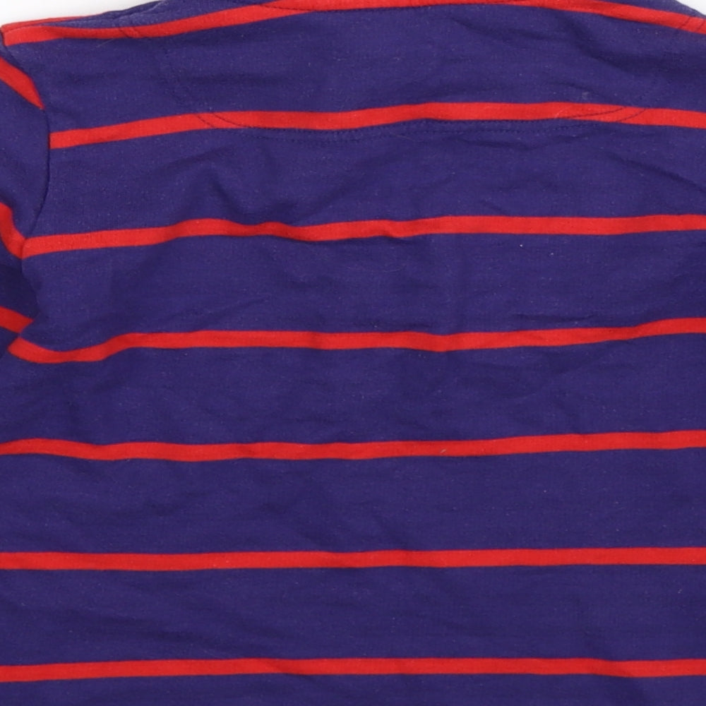 Joules Boys Blue Striped  Pullover Sweatshirt Size 7-8 Years