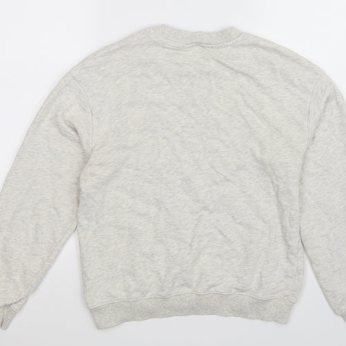 Monki Womens Grey   Pullover Sweatshirt Size XS