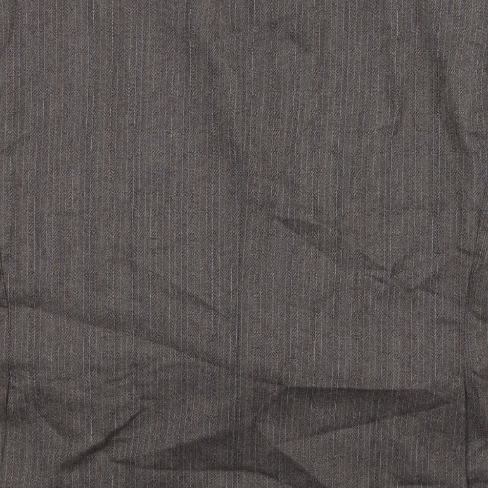 St Michael Mens Grey Striped  Jacket Suit Jacket Size 44