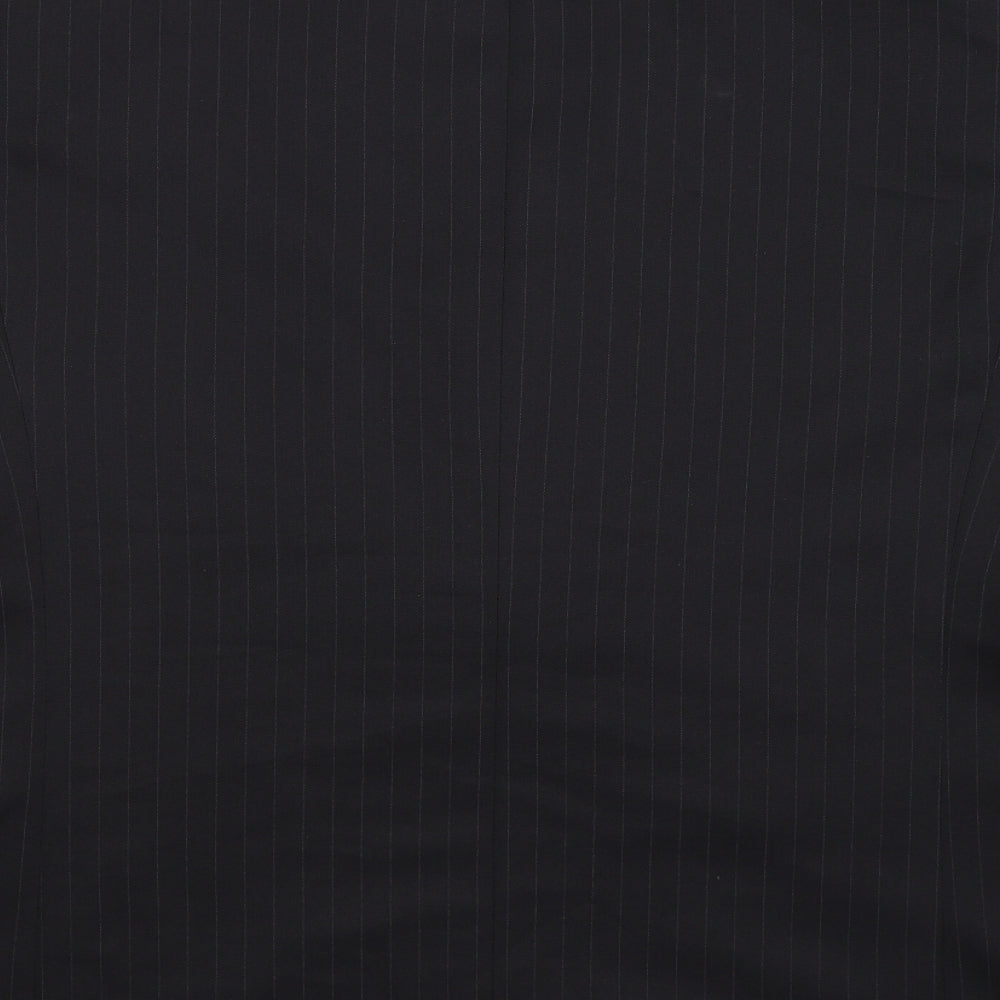 Taylor & Wright Mens Blue Striped  Jacket Suit Jacket Size 46