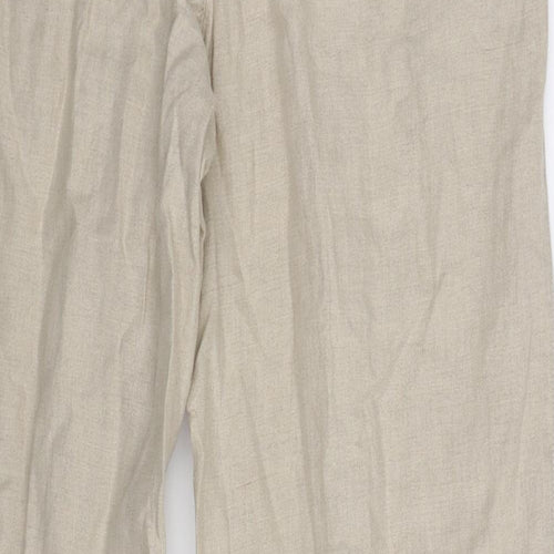 Blue Harbour Mens Beige   Trousers  Size 34 L33 in