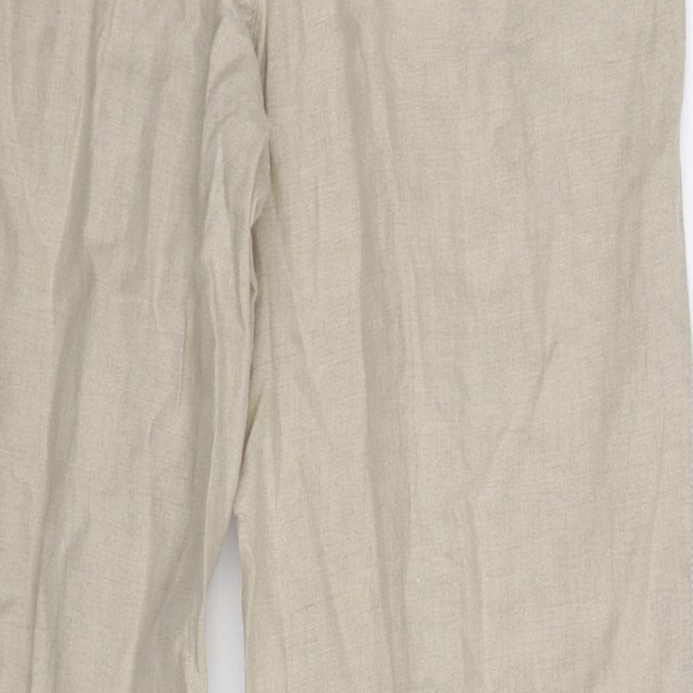 Blue Harbour Mens Beige   Trousers  Size 34 L33 in