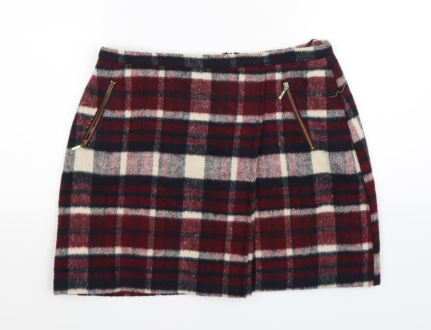 George Womens Multicoloured Check  A-Line Skirt Size 10