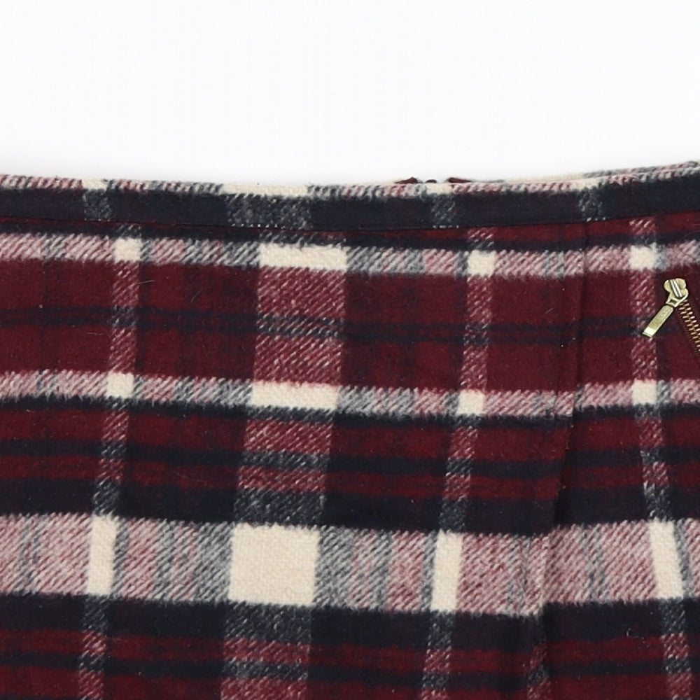 George Womens Multicoloured Check  A-Line Skirt Size 10