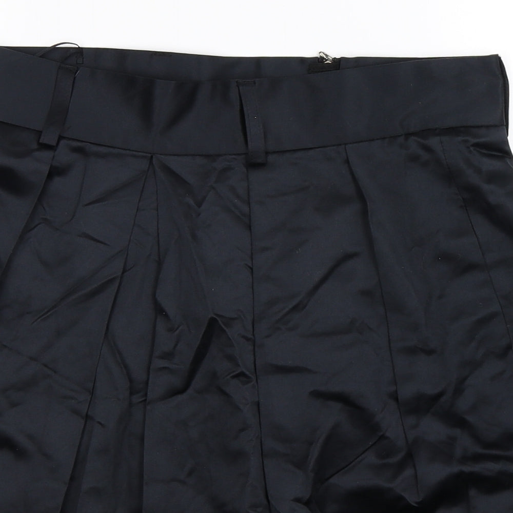 Mango Womens Black   Pleated Skirt Size 12