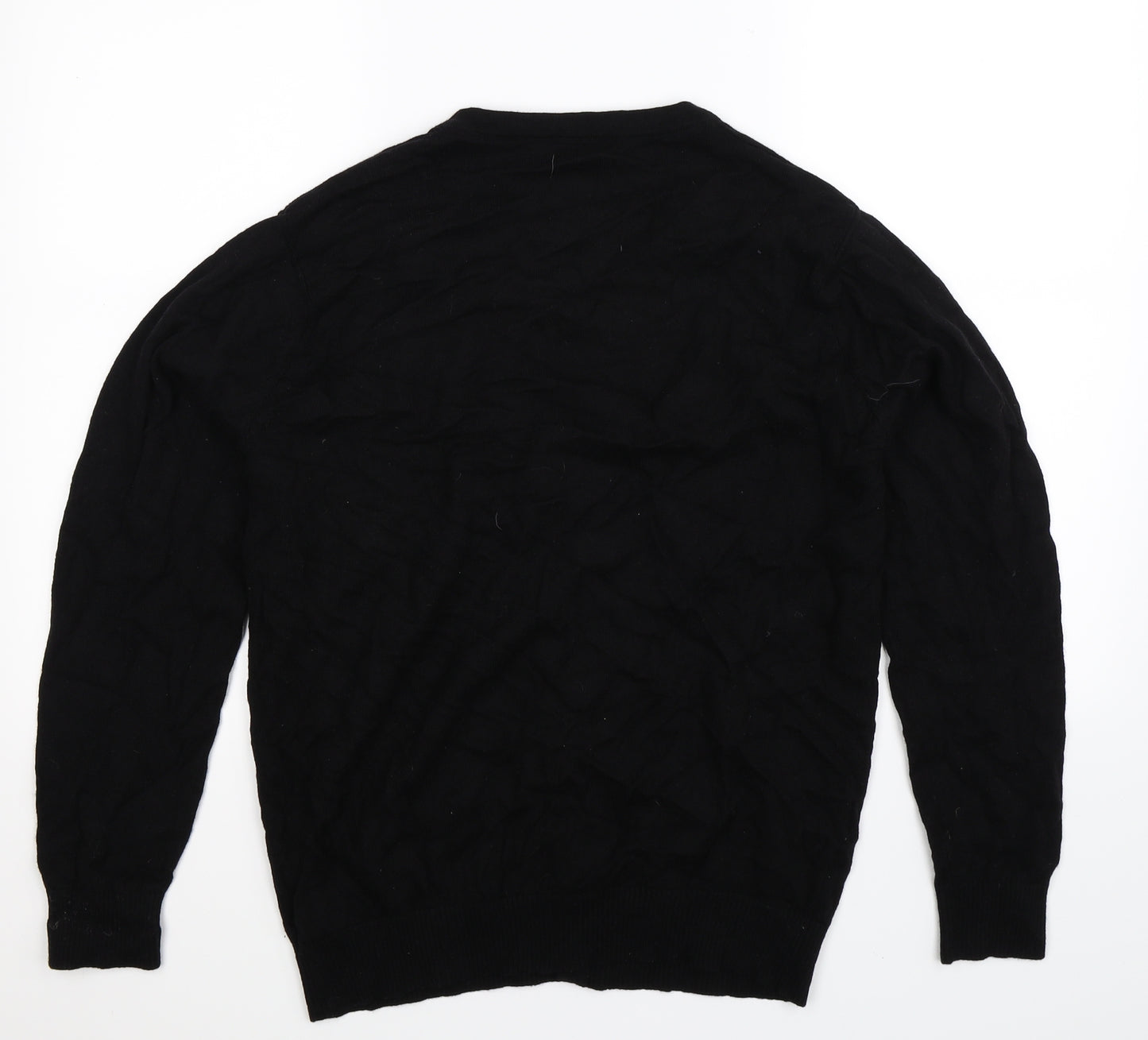 NEXT Mens Black  Knit Cardigan Jumper Size L