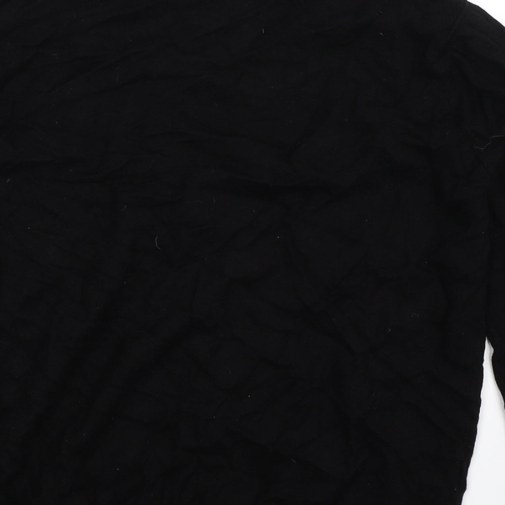 NEXT Mens Black  Knit Cardigan Jumper Size L