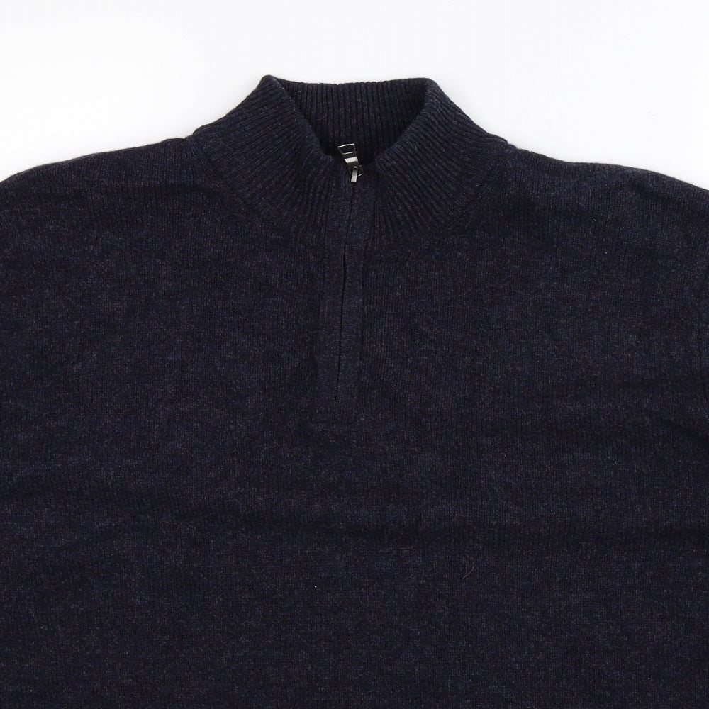 Marks and Spencer Mens Blue  Knit Pullover Jumper Size L