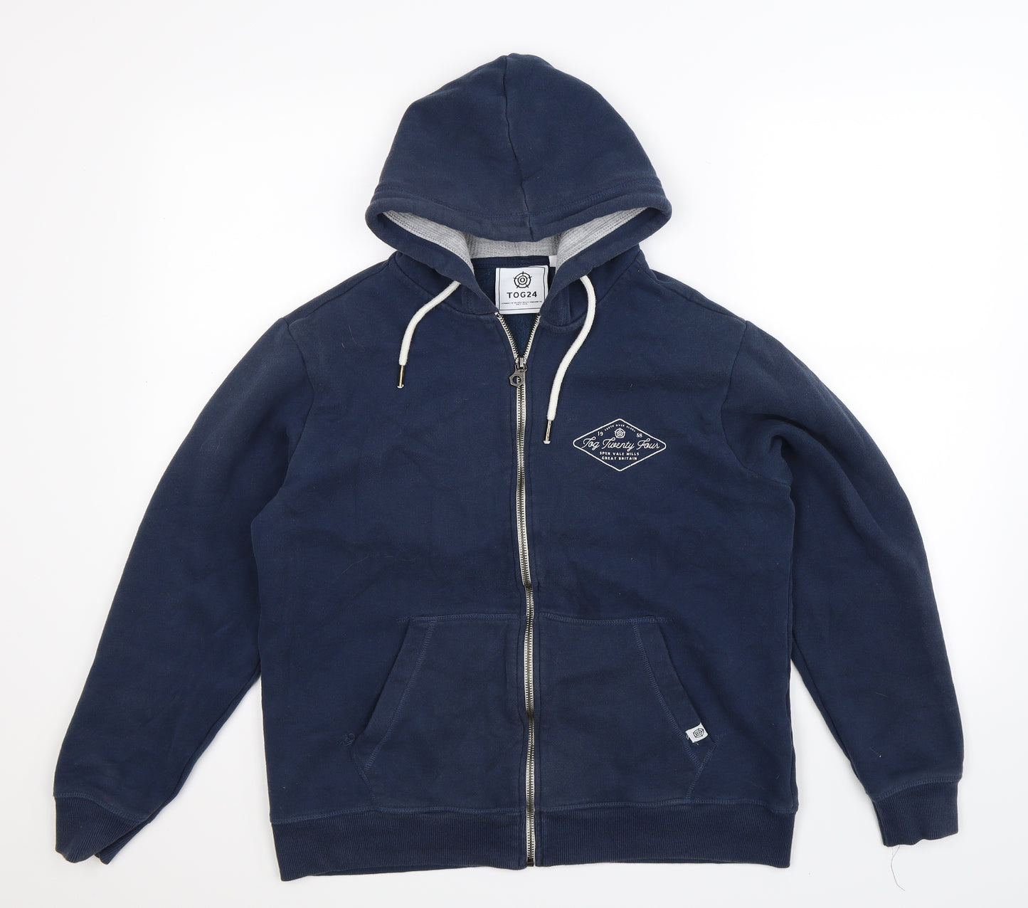 TOG 24 Womens Blue   Full Zip Hoodie Size 12