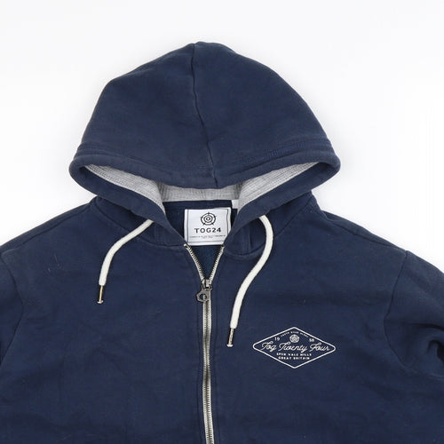 TOG 24 Womens Blue   Full Zip Hoodie Size 12