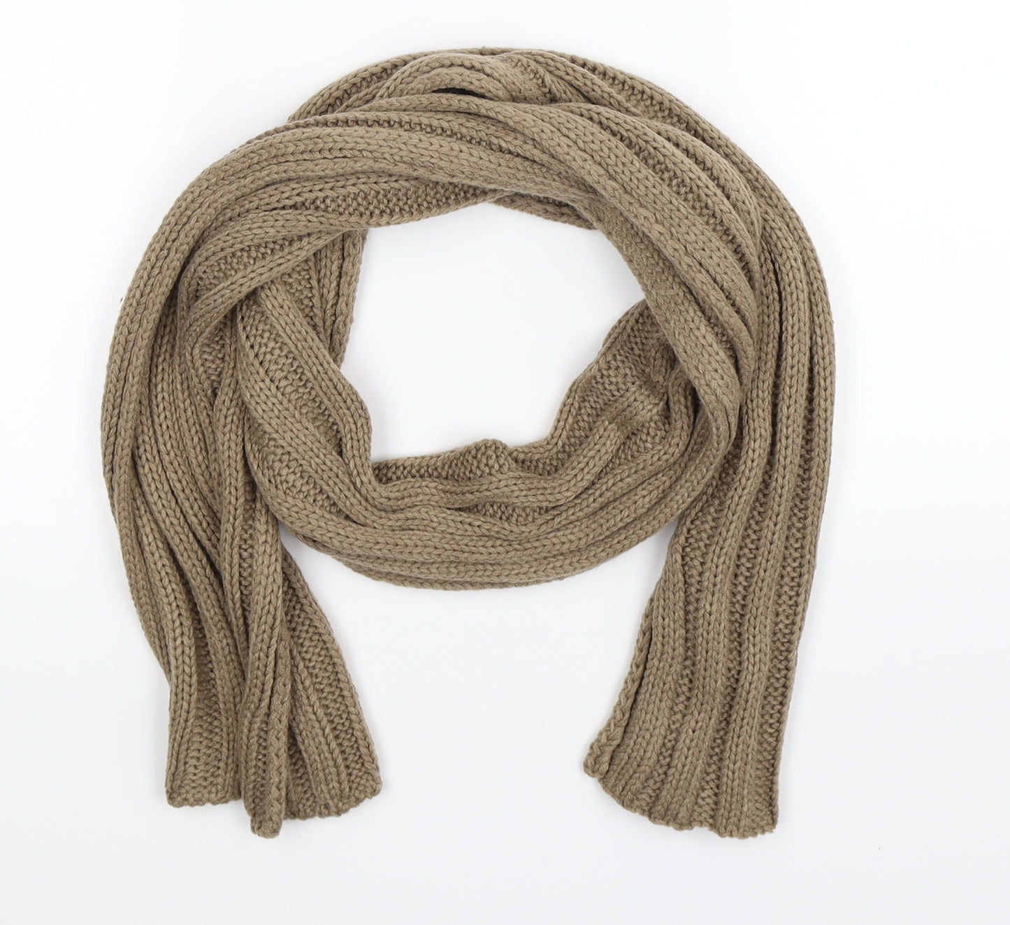 Preworn Womens Beige  Knit  Scarf