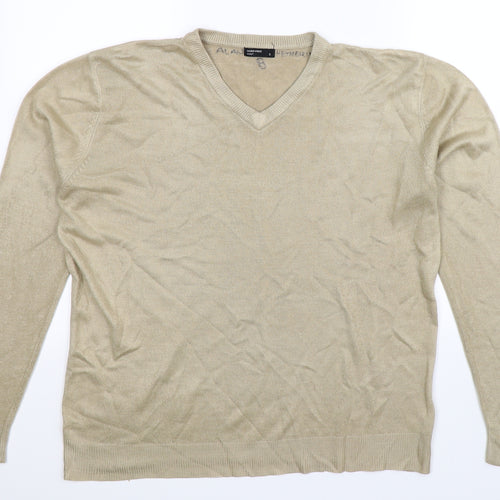 Cedar Wood State Mens Beige  Knit Pullover Jumper Size S