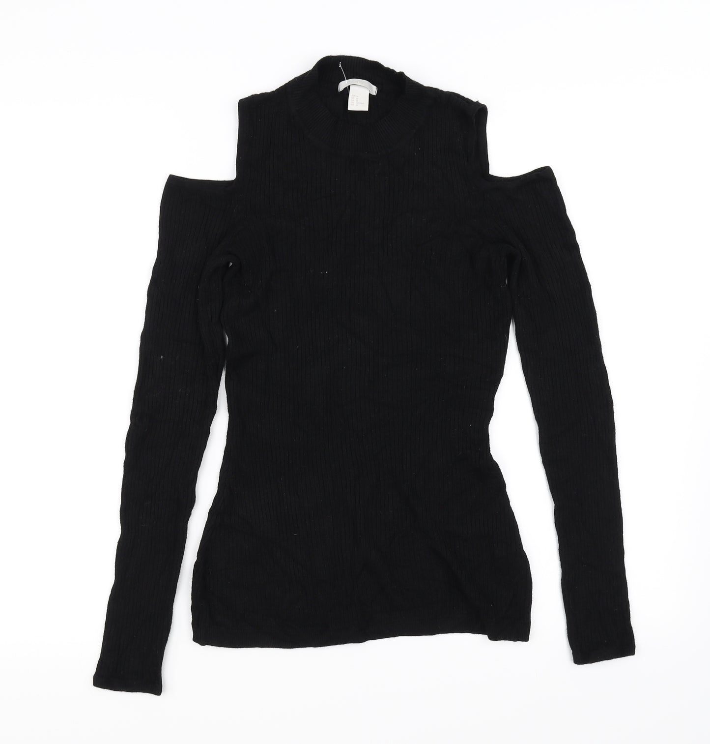 H&M Womens Black   Basic Blouse Size M