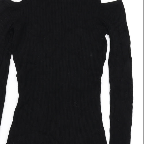 H&M Womens Black   Basic Blouse Size M