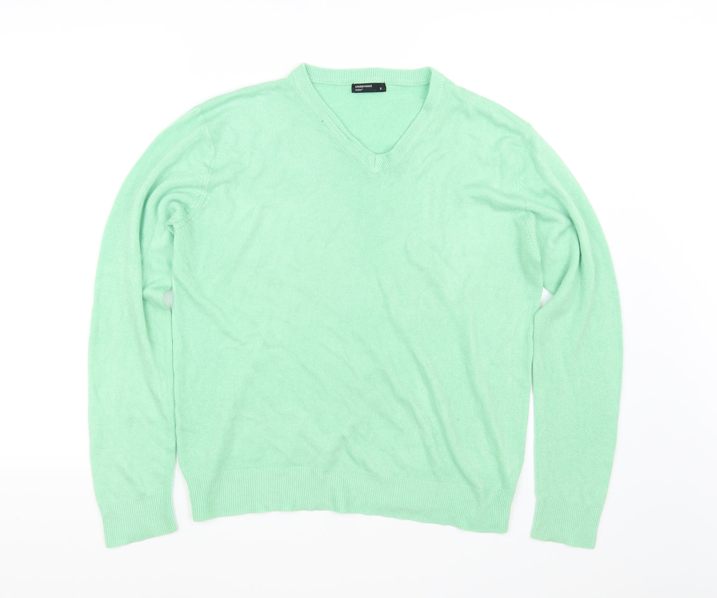 Cedarwood State Mens Green   Pullover Jumper Size S