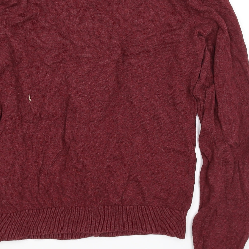 H&M Womens Red   Cardigan Jumper Size M