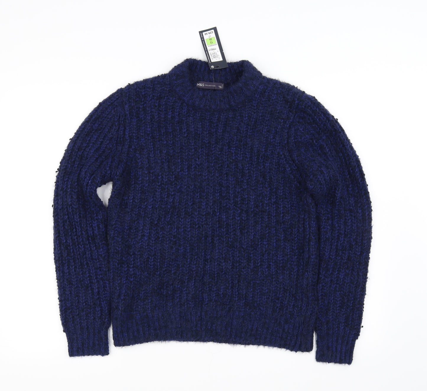Marks and Spencer Womens Blue   Pullover Jumper Size 10