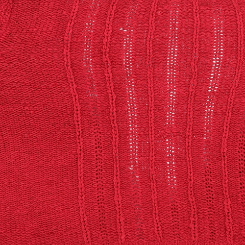 Preworn Womens Red   Cardigan Jumper Size 14