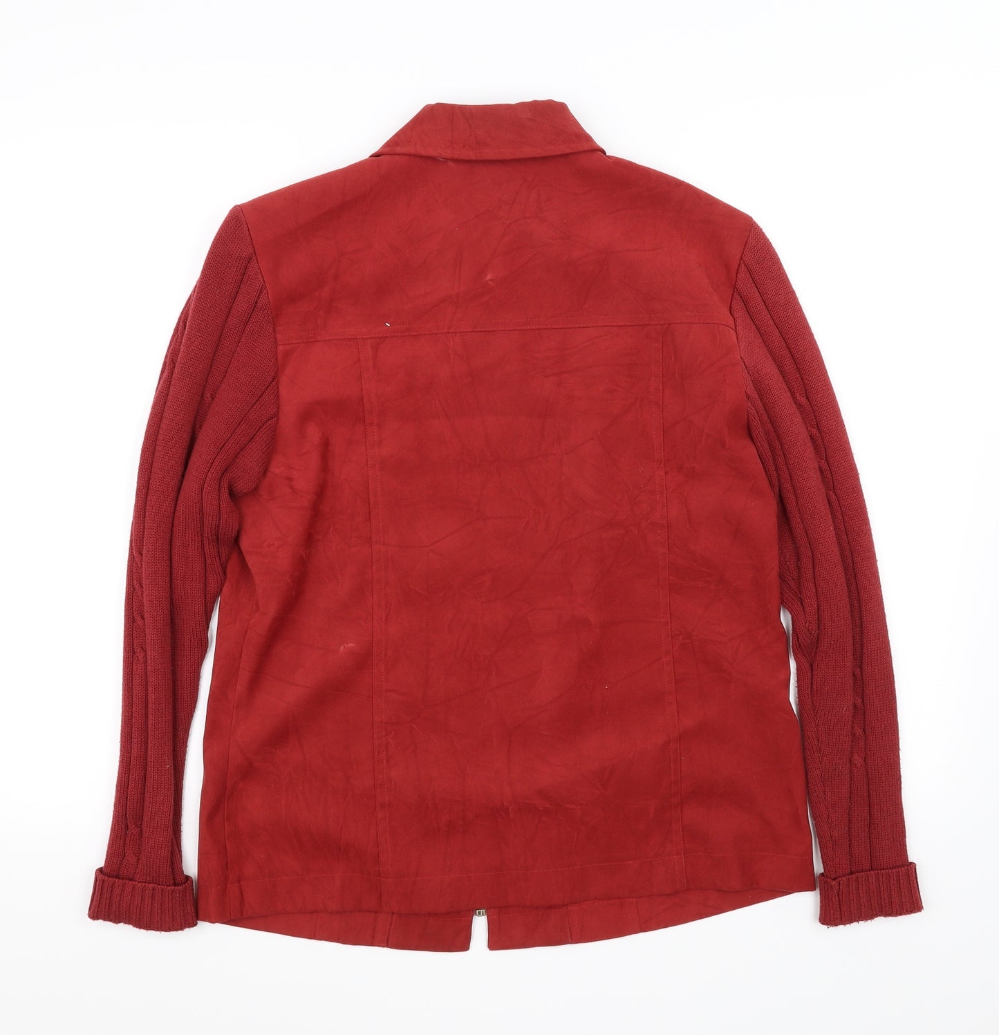 Oscar B Womens Red   Jacket Coat Size 12