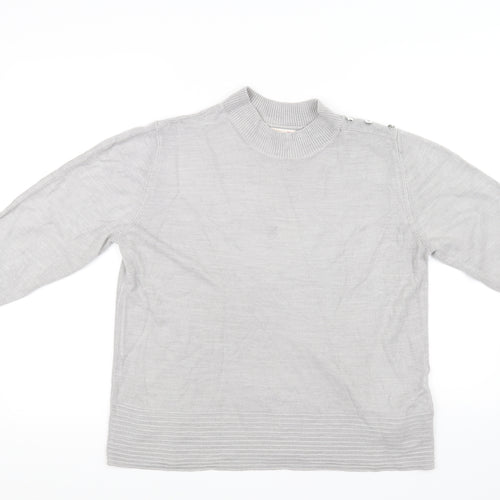 Marks and Spencer Womens Grey   Pullover Jumper Size 14