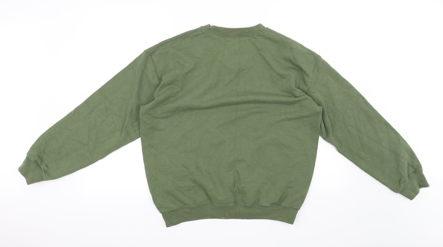 PRETTYLITTLETHING Womens Green   Pullover Jumper Size M