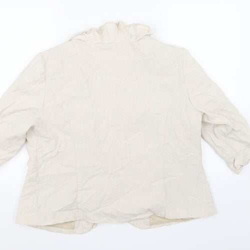 Soon Womens Beige   Jacket  Size 20