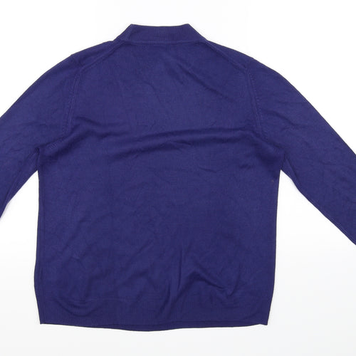 Marks and Spencer Womens Blue   Pullover Jumper Size 14
