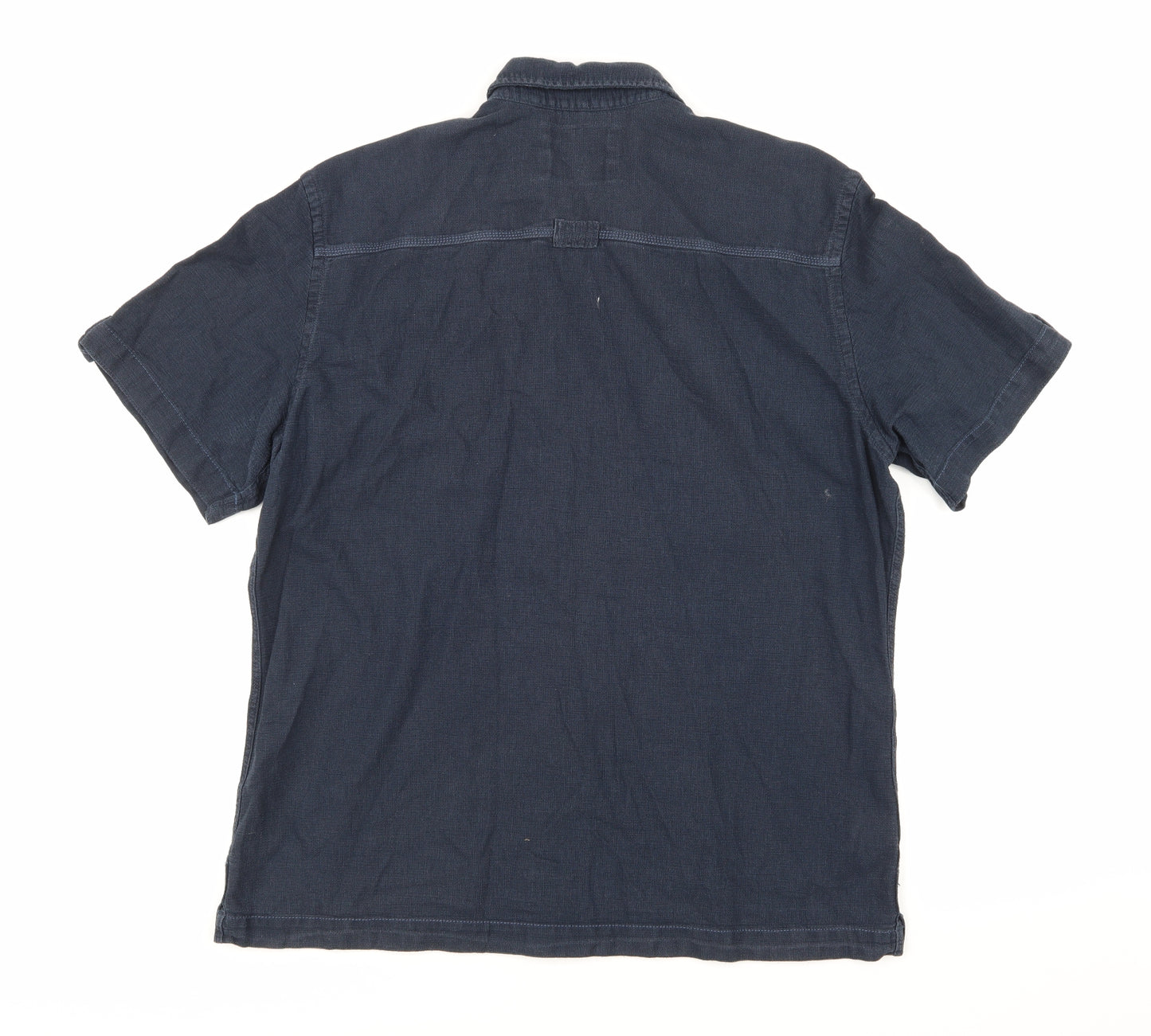 North Coast Mens Blue    Button-Up Size L