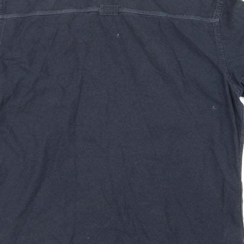 North Coast Mens Blue    Button-Up Size L